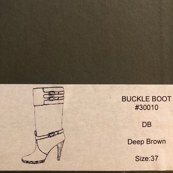 Joy Gryson Knee High Buckle Boot - Picture 6 of 7